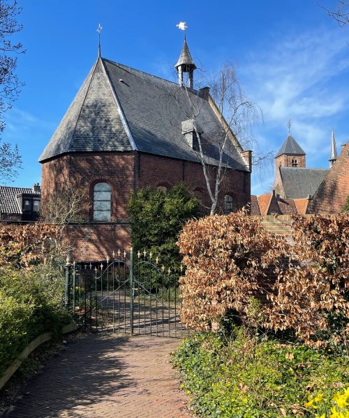 Church in spring Naaldwijk